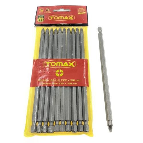 TOMAX BİTS UÇ YILDIZ PZ 2 X 150 UZUN ( 10 AD ) 
